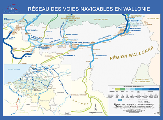 kaart Wallonië